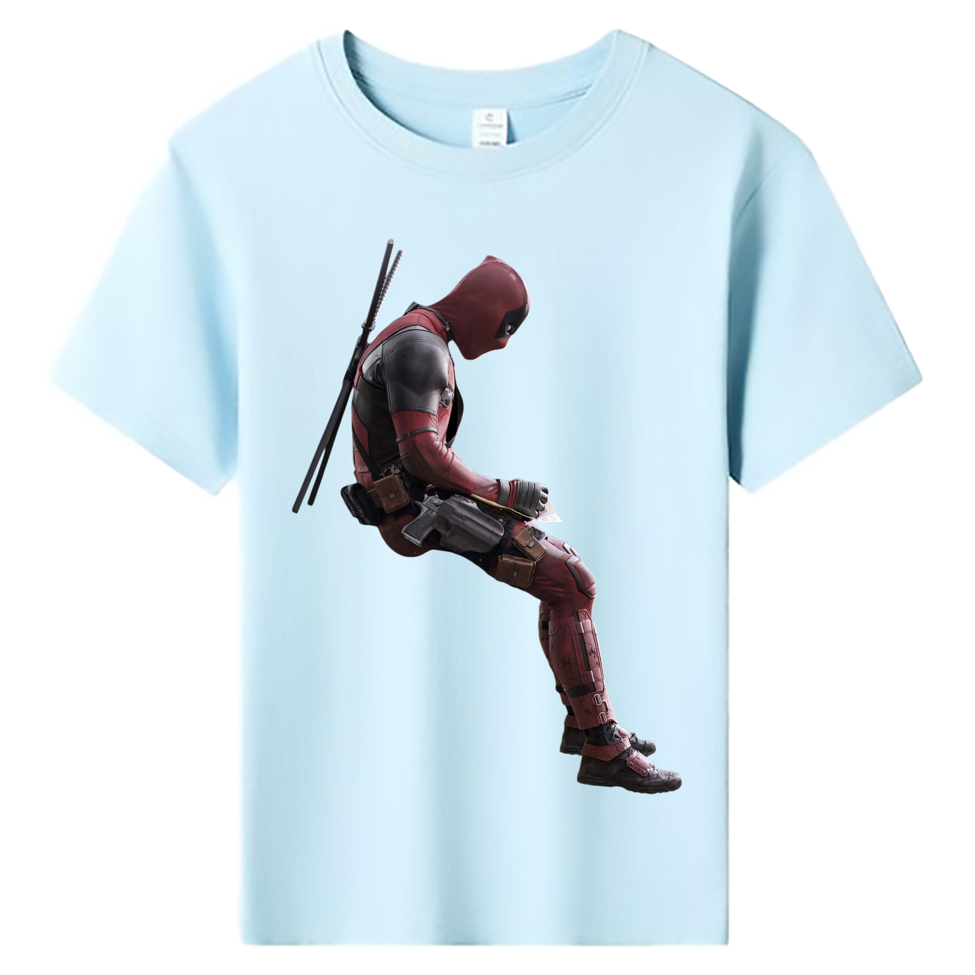 （画像用） Deadpool デッドプール 綿100％キッズTシャツ（フロントプリント）
